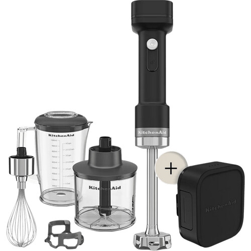 Tweedekans KitchenAid Go Draadloze Staafmixer 5KHBRV75BM Tweedehands