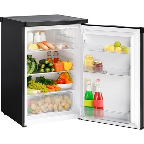 Tweedekans KitchenBrothers Koelkast – 127 Liter – 55 x 58 x 85 cm – Zwart Tweedehands