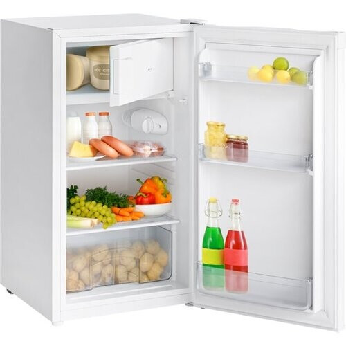 Tweedekans KitchenBrothers Koelkast - 81L - Tafelmodel Koelkast met Vriesvak - IJskast - Koelvriescombinatie - Frigo - Vrijstaand - Wit Tweedehands