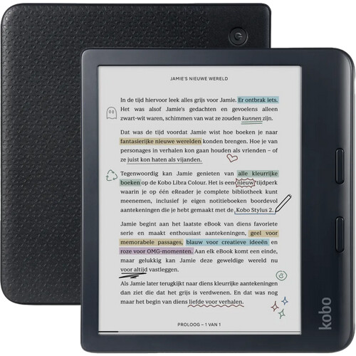Tweedekans Kobo Libra Colour Zwart Tweedehands