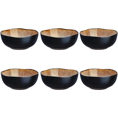 Tweedekans Kom IRIS Ø16,5cm - 6 stuks - Wildbruin Tweedehands