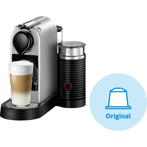 Tweedekans Krups Nespresso Citiz & Milk XN761B Zilver Tweedehands