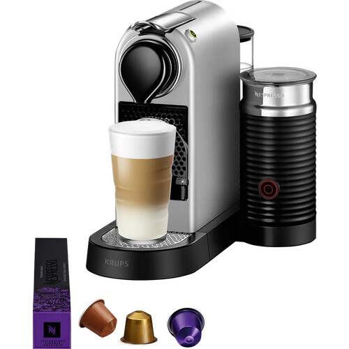 Tweedekans Krups Nespresso Citiz & Milk XN761B Zilver Tweedehands