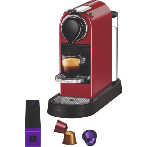Tweedekans Krups Nespresso Citiz XN7415 Kersenrood Tweedehands