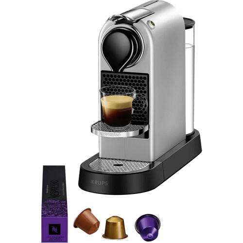 Tweedekans Krups Nespresso Citiz XN741B Zilver Tweedehands