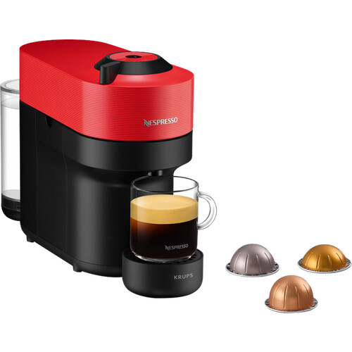 Tweedekans Krups Nespresso Vertuo Pop XN9205 Spicy Red Tweedehands