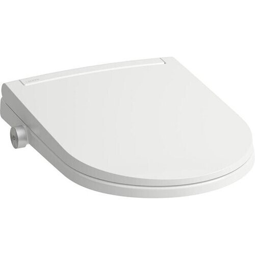 Tweedekans Laufen Cleanet Sit Pro 53 cm - wit - randloos wandclosetil – Wit – Verwarmde Zitting – Föhnfunctie – UV Desinfectie – Onder Aansluiting Tweedehands