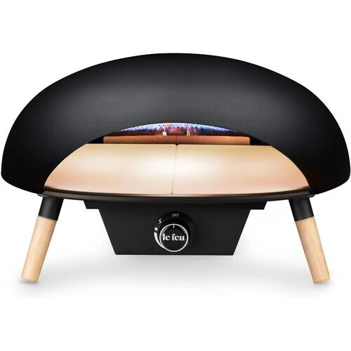 Tweedekans Le Feu Turtle 3.0 Gas Pizzaoven – Zwart – Ø52 cm – H30 cm – D47,7 cm Tweedehands