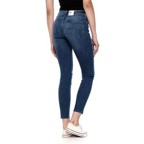 Tweedekans Lee Scarlett Skinny Jeans Donker Ely – Maat 27/33 – Nieuw met Labels Tweedehands