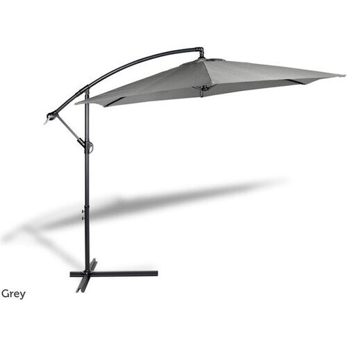 Tweedekans Lifa Garden Hangende Parasol met Hoes - Grijs Tweedehands