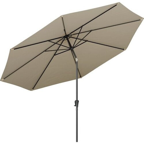 Tweedekans LifeGoods Parasol - Tuin - Ø350 cm - 30° Kantelbaar - Waterdicht - UPF50+ - Taupe Tweedehands