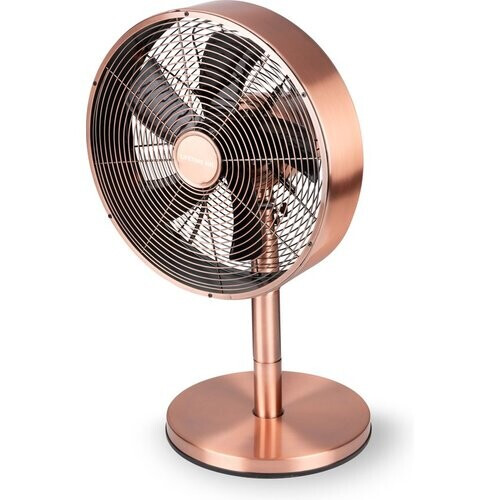 Tweedekans Lifetime Air Tafelventilator - 230V - Bureau Ventilator 30CM - 3 Snelheden - Oscillerende Functie - Kantelbaar - Rosé Tweedehands