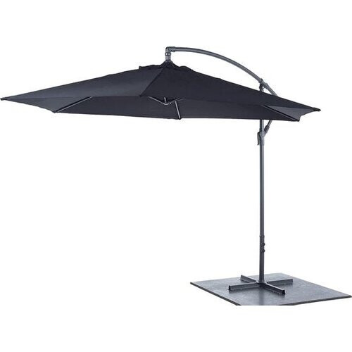 Tweedekans Lifetime Garden Zweefparsol - Parasol - 300 x 300 x 245 CM - Verstelbaar - Zwart Tweedehands