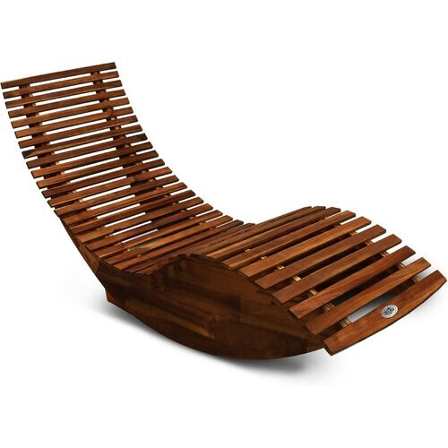 Tweedekans Ligbed / Schommelstoel - Acaciahout Tweedehands