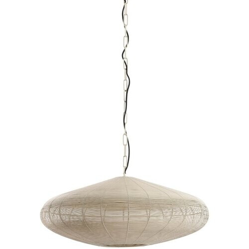 Tweedekans Light & Living Hanglamp Bahoto - Mat CrÃ¨me - 51x20 cm Tweedehands