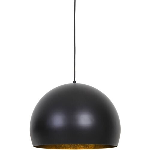 Tweedekans Light & Living JAICEY Hanglamp Ø56x40 cm – Mat Zwart met Goud – Industrieel Design – E27 Tweedehands