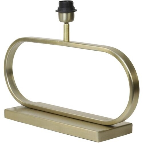 Tweedekans Light & Living Tafellamp Jamiro 27 cm - Lichtgoud - Metaal - Excl. Lampenkap Tweedehands