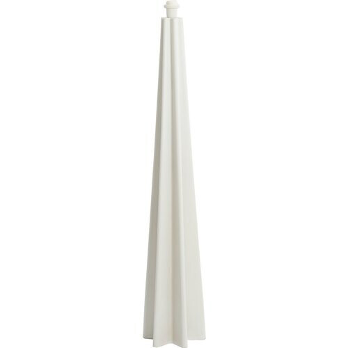 Tweedekans Light & Living Vloerlamp Kuala – Mat Wit – Ø20x124cm – Excl. kap – E27 fitting – Voor binnen Tweedehands