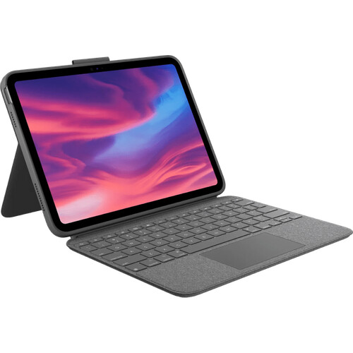Tweedekans Logitech Combo Touch Apple iPad (2025/2022) Toetsenbord Hoes QWERTY Tweedehands