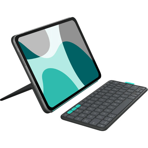 Tweedekans Logitech Flip Folio iPad Pro (2024) / iPad Air (2025) 11 inch Toetsenbord Hoes QWERTY Tweedehands