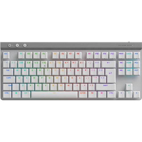 Tweedekans Logitech G515 TKL Lightspeed Gaming Toetsenbord Qwerty Wit Tweedehands