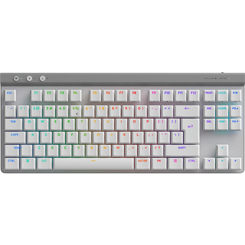 Tweedekans Logitech G515 TKL Lightspeed Gaming Toetsenbord Qwerty Wit Tweedehands