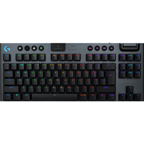 Tweedekans Logitech G915 X Lightspeed TKL Wireless Gaming Toetsenbord Zwart Qwerty Tweedehands