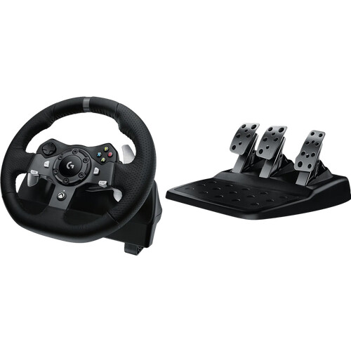 Tweedekans Logitech G920 Driving Force - Racestuur voor Xbox Series XS, Xbox One & PC Tweedehands