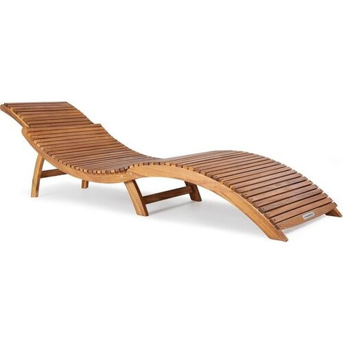 Tweedekans Loungebank ergonomisch van Acacia hardhout Tweedehands