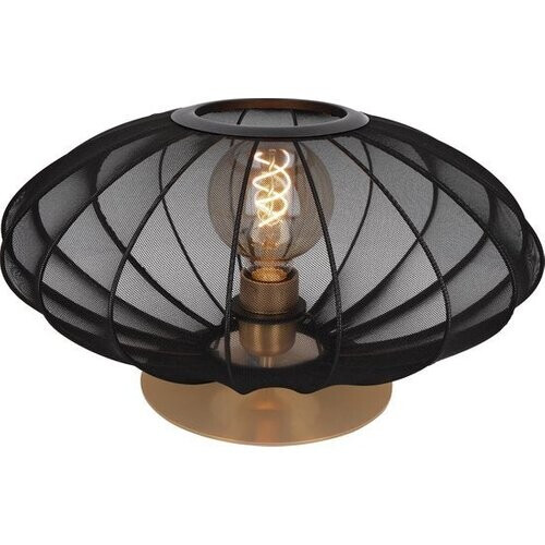 Tweedekans Lucide CORINA - Tafellamp - Ø 40 cm - 1xE27 - Zwart - Japandi Tweedehands