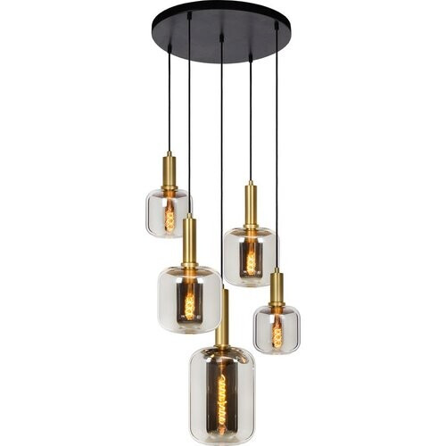 Tweedekans Lucide JOANET - Hanglamp - Ø 66 cm - 2xE27 - Fumé Tweedehands
