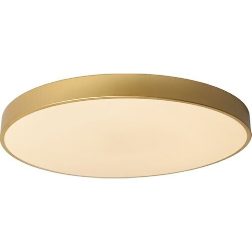 Tweedekans Lucide UNAR - Plafonnière (Plafondlamp) - Ø 60 cm - LED 3 StepDim - 1x60W 2700K - Mat Goud / Messing Tweedehands