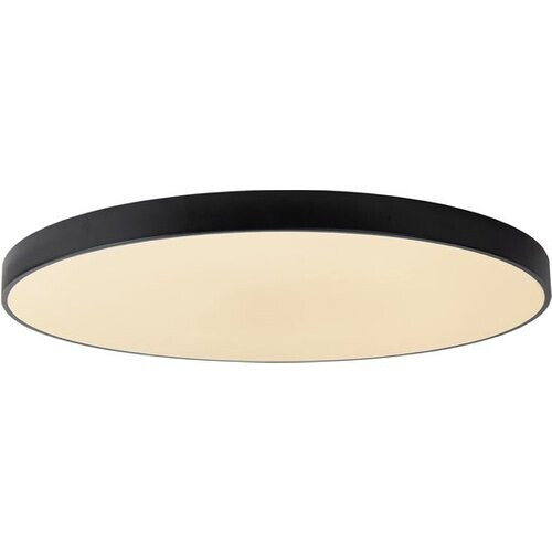Tweedekans Lucide UNAR - Plafonnière (Plafondlamp) - Ø 80 cm - LED 3 StepDim - 1x80W 2700K - Zwart Tweedehands
