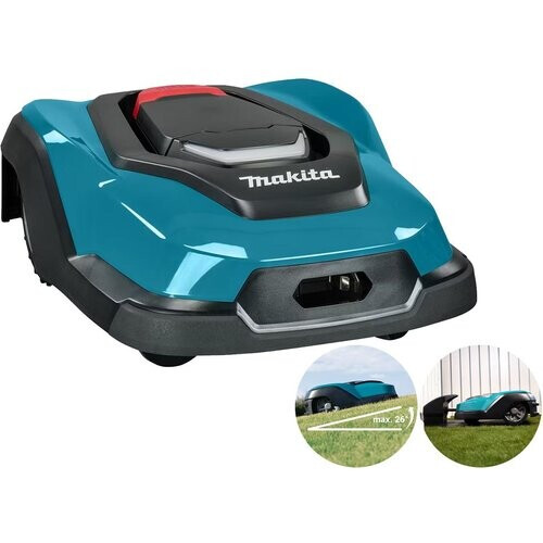 Tweedekans Makita RM350D Robotmaaier - 18 V - Tot 3500 m² - Groen Tweedehands