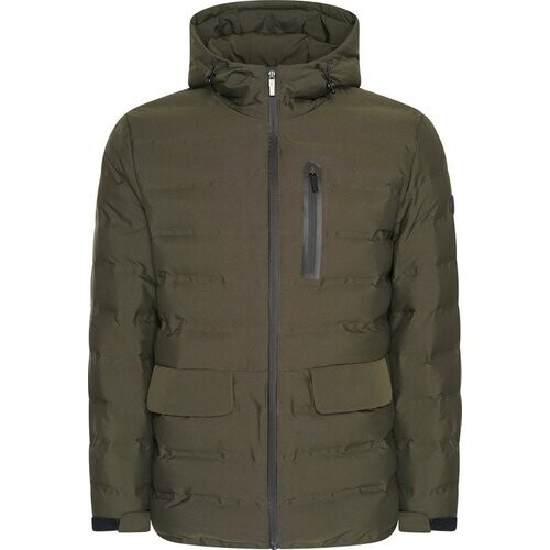 Tweedekans Mario Russo Padded Woven Jacket - Jas Heren - Winterjas Heren - Waterafstotend - Winddicht - Groen - XXL Tweedehands