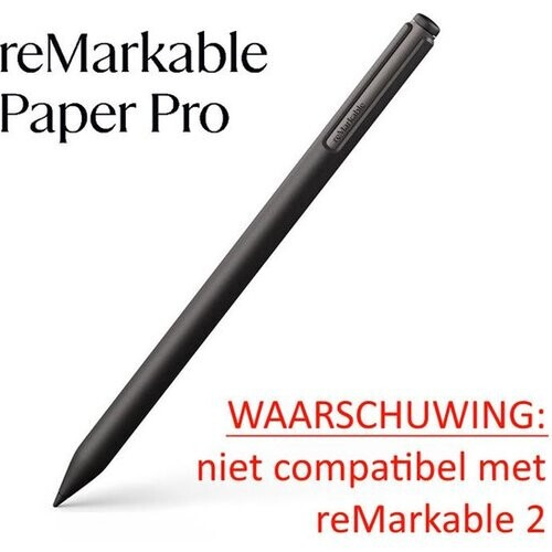 Tweedekans Marker PLUS (met gum) - stylus pen voor reMarkable Paper PRO (of PRO MOVE) - met extra tips - [NIET VOOR REMARKABLE 1 OF 2] Tweedehands