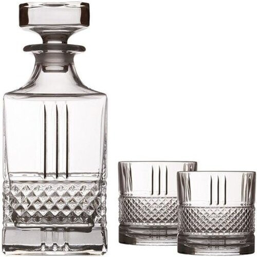 Tweedekans Maxwell & Williams - Driedelige Whisky Set - doorzichtig - 18.5×9.5×23 cm Tweedehands