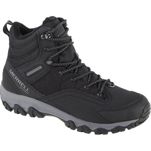 Tweedekans Merrell Thermo Akita Mid WP - Wandelschoenen Heren Zwart 47 Tweedehands