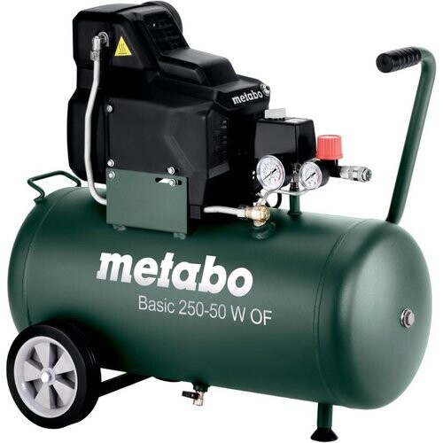 Tweedekans Metabo Compressor Basic 250-50 W - Compact en Krachtig - 50 Liter Tweedehands
