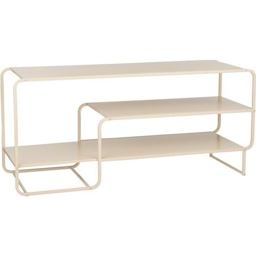 Tweedekans Mica Decorations Jules Salontafel - L110 x B38 x H50 cm - Metaal - Lichtbruin Tweedehands