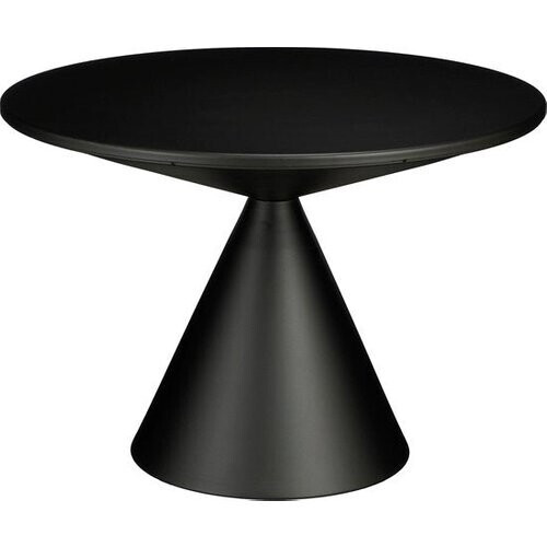 Tweedekans Mica Decorations Royale Bijzettafel - H42 x Ø60 cm - Metaal - Zwart Tweedehands