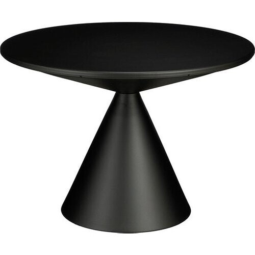 Tweedekans Mica Decorations Royale Bijzettafel - H42 x Ø60 cm - Metaal - Zwart