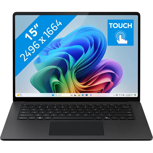 Tweedekans Microsoft Surface Laptop Copilot+ PC 15 Snapdragon X Elite / 16GB / 1TB Graphite Tweedehands