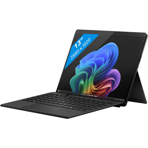 Tweedekans Microsoft Surface Pro 11 Snapdragon X Plus / 16GB / 512GB Black (No charger) Tweedehands
