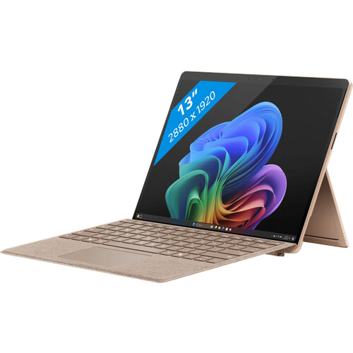 Tweedekans Microsoft Surface Pro 11 Snapdragon X Plus / 16GB / 512GB Dune (No PS) Tweedehands