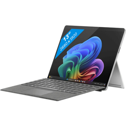 Tweedekans Microsoft Surface Pro 11 Snapdragon X Plus / 16GB / 512GB Platinum (No PS) Tweedehands