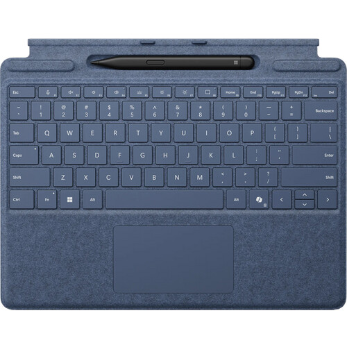 Tweedekans Microsoft Surface Pro Type Cover 13 Inch Laptops met Slim Pen Saffier Qwerty Tweedehands