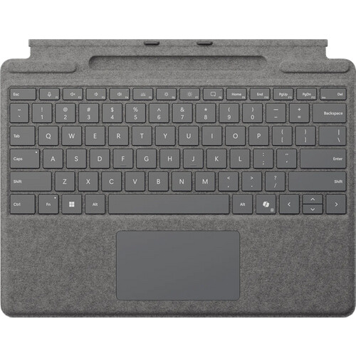 Tweedekans Microsoft Surface Pro Type Cover met penopslag Platina Qwerty Tweedehands
