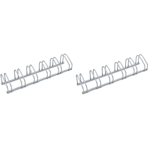 Tweedekans Monzana 2 stuks Fietsenrek - Fietsenstalling- voor 12 fietsen - 160x32x27 cm - Metalen fietsenrek Tweedehands