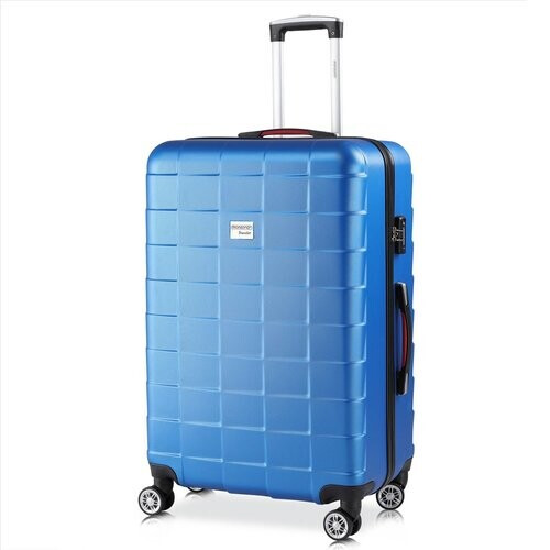 Tweedekans Monzana Exopack hardcase koffer MET slot - blauw 76x51x30 cm Tweedehands